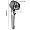 High Pressure Bathroom Shower Head 3 Mode Bathroom Shower Tool Shower Head  Bathroom Use