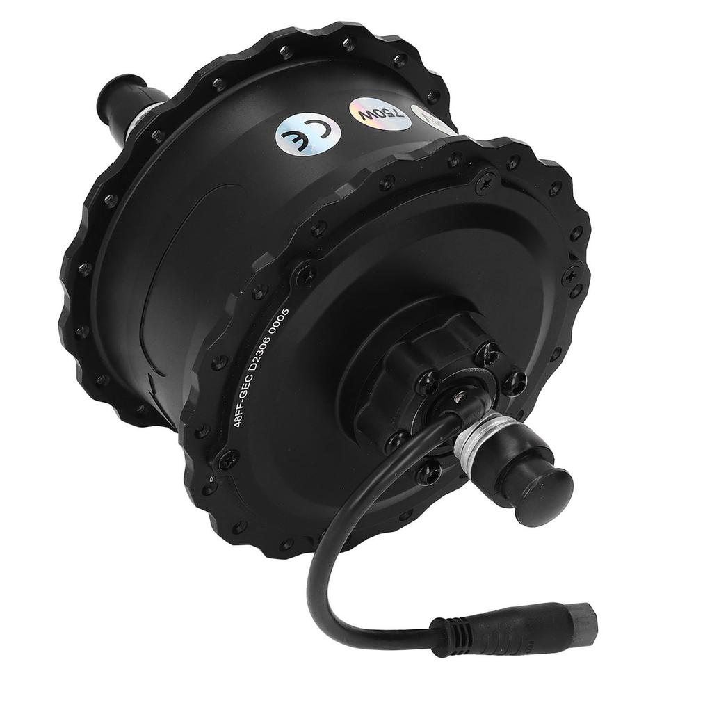 48V 750W Electric Bicycle Hub Motor Professional Rear Drive Cassette Toothed High Torsion Electric