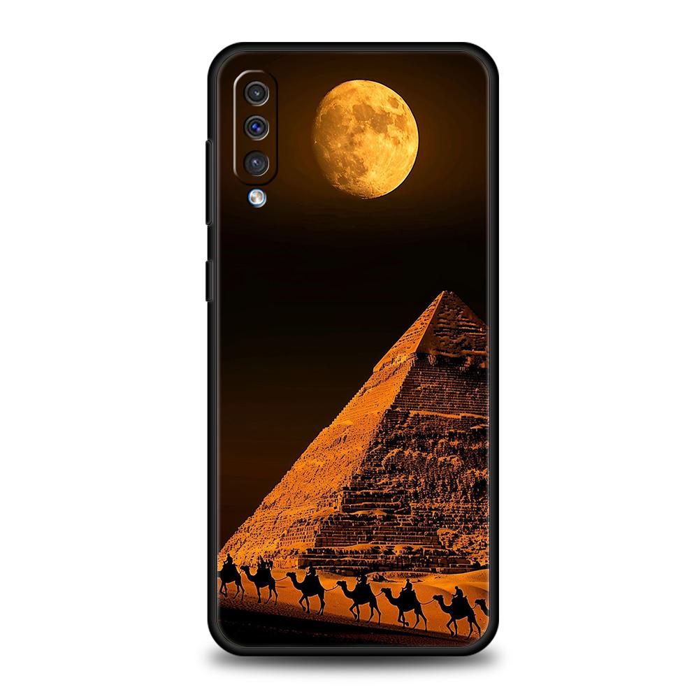 Египет Египетский Бог пирамида Чехол Для Samsung A56 A36 A26 A24 A16 A14 A12 A32 A50 A70 A20E A20S A22 A34 A54 A42 A52 5G A06 Обложка
