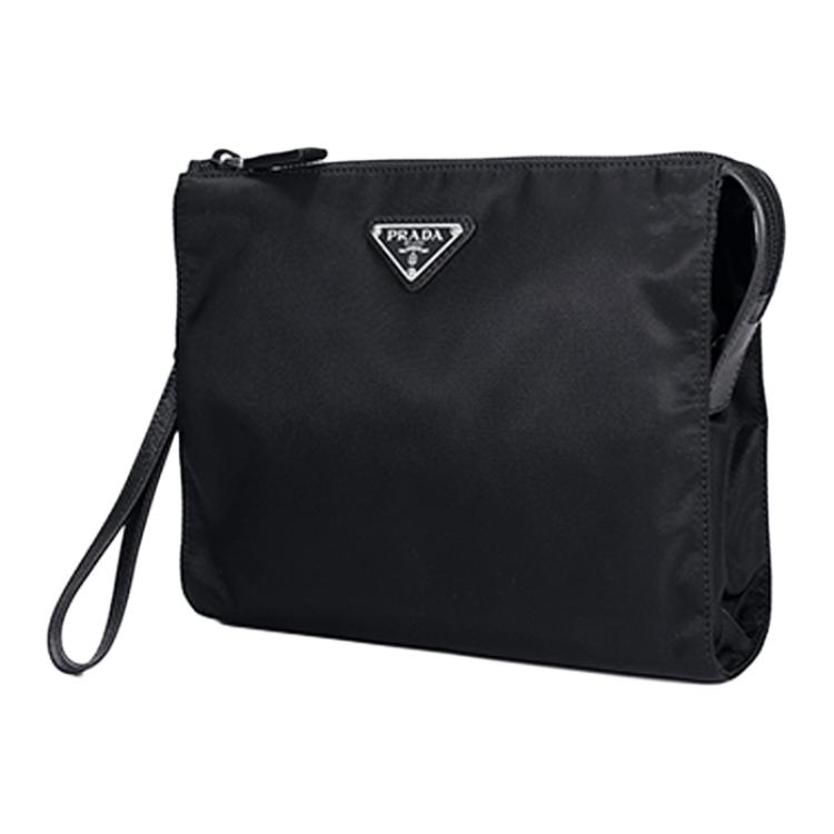 Prada Re-Nylon Cosmetic Pouch Men Pouches Black 2NE7892DMH-F0002