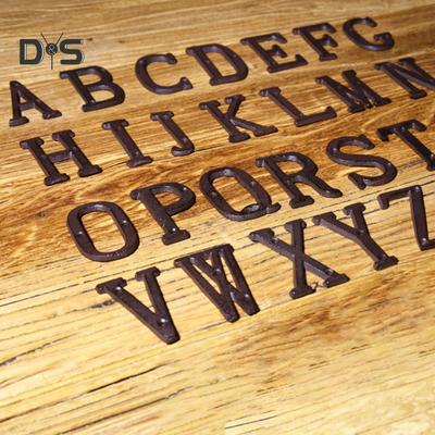 Ретро Стиль Продукты Чугун Металл Творческий DIY Дом Дверная Табличка Буква Символ