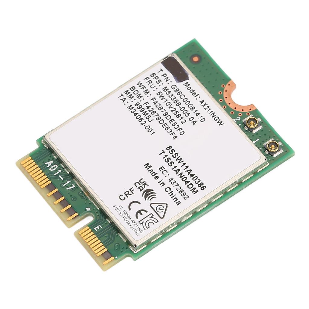 Сетевая карта M.2 AX211NGW M.2 KEY E CNVio 2, трехчастотный беспроводной WiFi-адаптер 802.11ac BT5.2