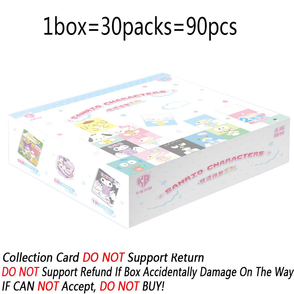 Sanrio Card Japanese Famous Cartoon My Melody Pompompurin Pochacco Kuromi Character Card Funny Gifts for Children