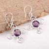 Wonderful Amethyst Earrings Gemstone Jewelry, 925 Solid Sterling Silver Earrings, Gift For Women Handmade Earrings