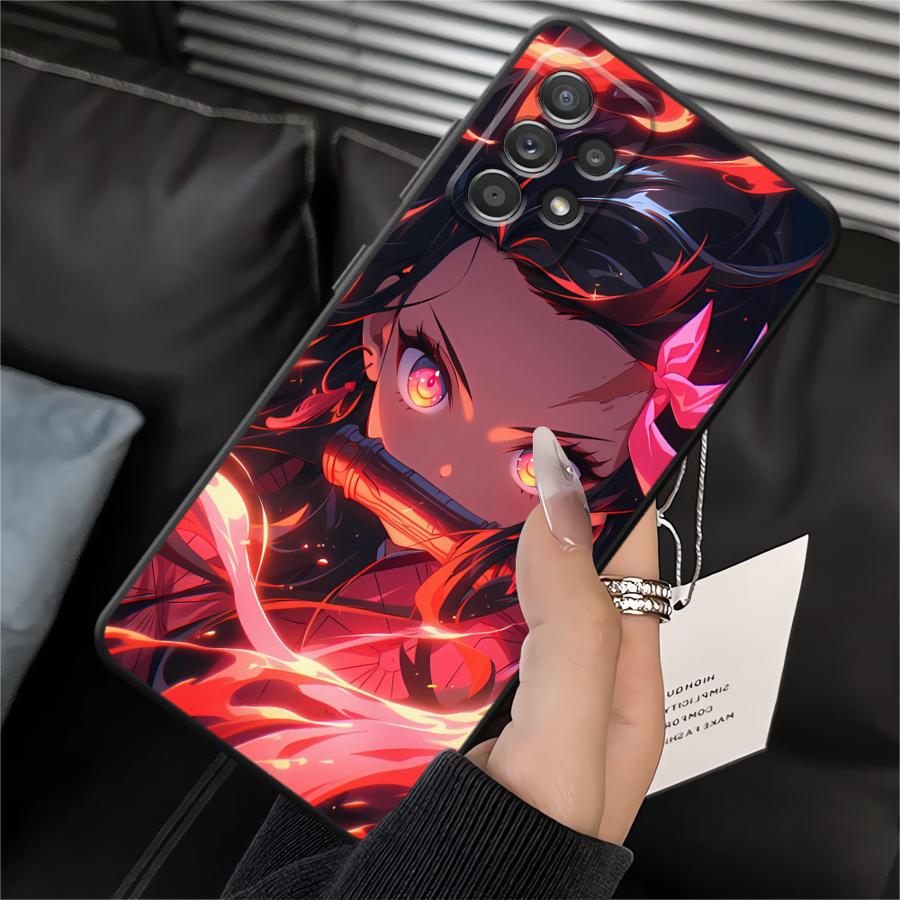 Чехол-бампер для телефона с изображением Демонов Убийцы Аниме для Samsung Galaxy A05 Note 20 Ultra 9 10 A01 A02 A03 A30 A40 A06 A04 A10 A20 A50