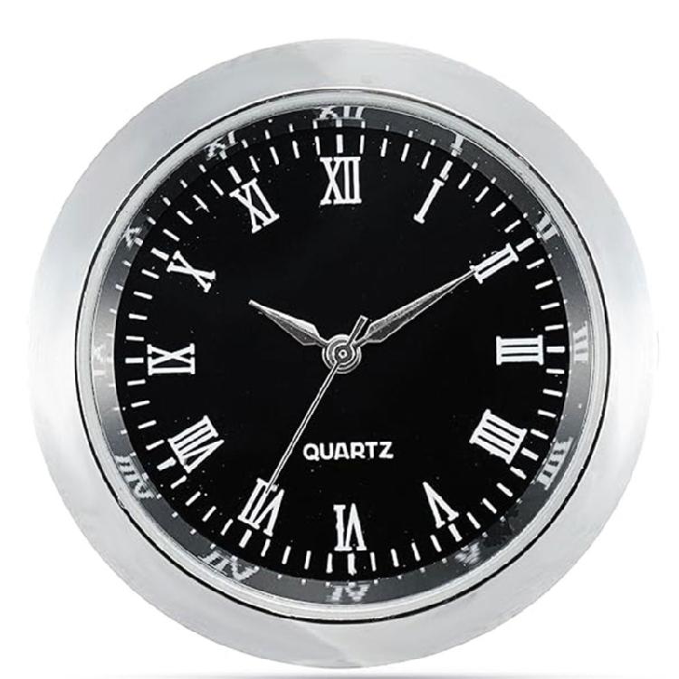 Декоративная круглая часовая вставка с римскими цифрами, миниатюрные часовые механизмы, циферблаты для часов, замена для искусства и ремесел