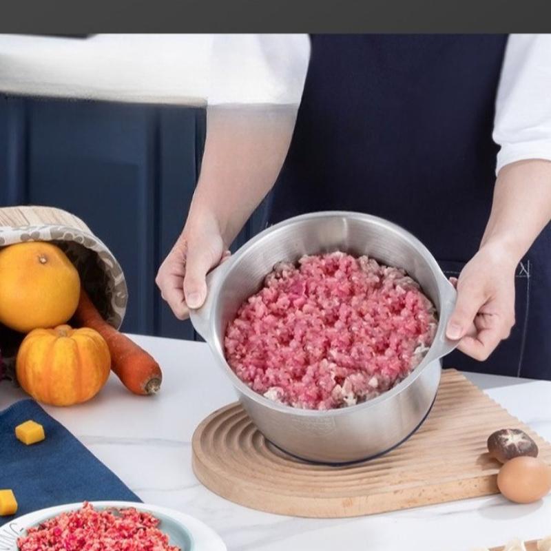 Электрические мясорубки 5 л Многофункциональный блендер из нержавеющей стали Измельчитель продуктов Пятискоростная овощерезка Процессор Чоппер