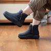 Women Snow Boots Cotton Shoes Winter Plush and Thick Women's Shoes Anti Slip and Warm Cotton Shoes Snow Boots