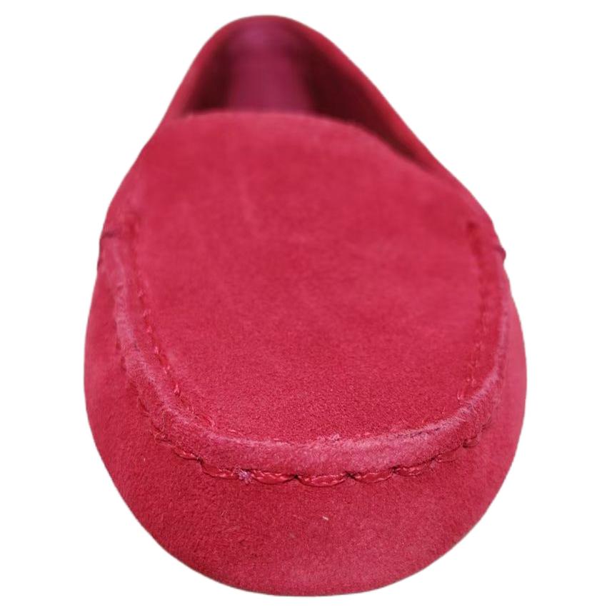 UGG Flores Кожа спилка коровы Универсальные слипоны Повседневная обувь Женская повседневная обувь Розовый 1099877-SSNG