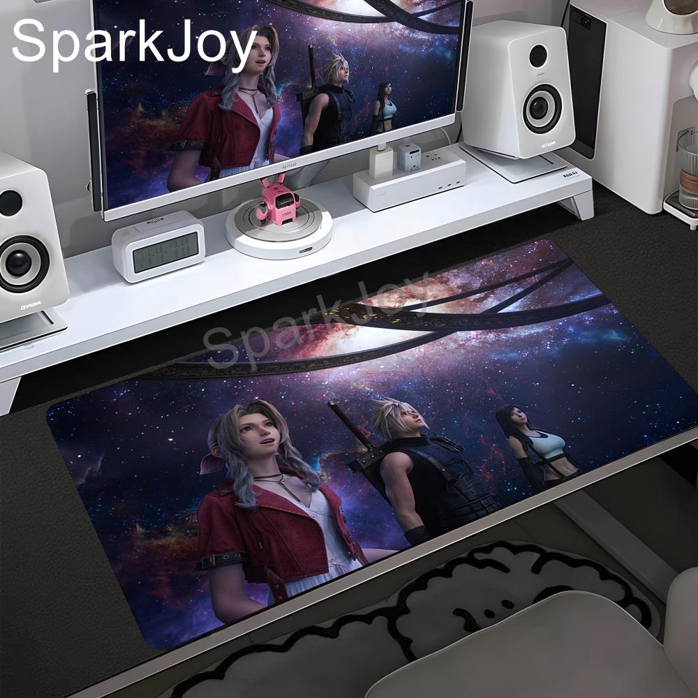 XXL Keyboard PC Rubber Mousepad Game FINAL FANTASY VII Mouse Pad HD Print Table Mat Game Lock Edge Offices Accessories Desk Mat