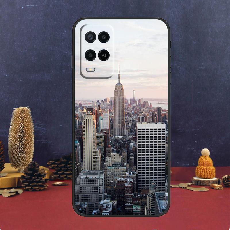 Чехол для телефона New York City для Oppo A94 A74 A54 A15 A17 A57 A6 A5 Pro A16 A76 A96 A40 A60 A80 A18 A38 A58 A78 A98