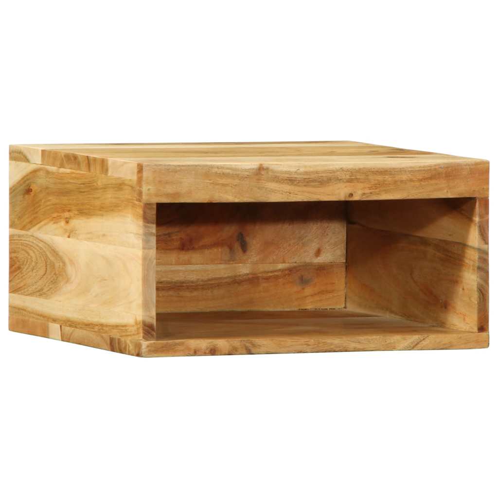 TV Wall Cabinets 2 pcs Solid Acacia Wood