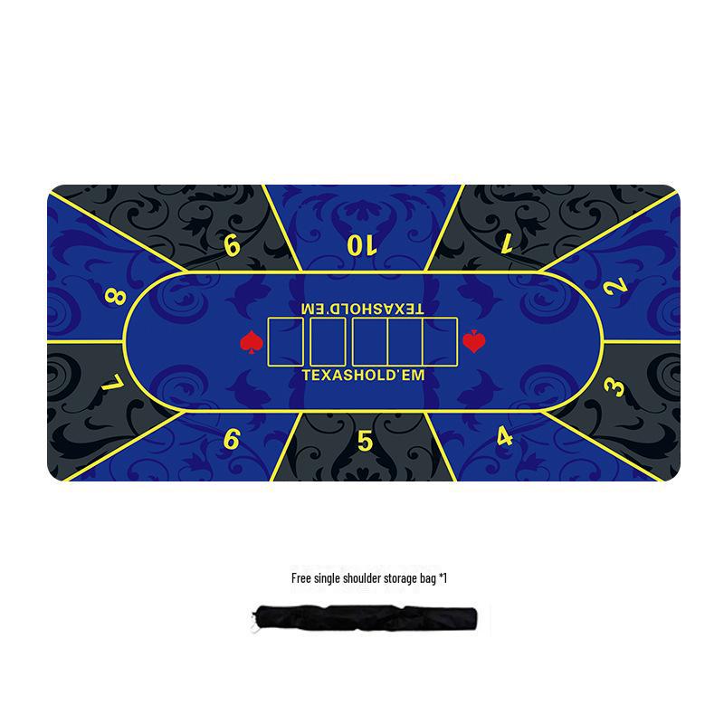 Коврик для покерного стола Texas Hold'em Silent Non-slip - утолщенная ткань для карточек для семейных вечеринок, в стиле TikTok, очень большой