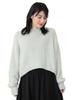 Knit Lame Shaggy Knit Pullover OFF WHITE ONE SIZE [Beams Heart] L/S Women's