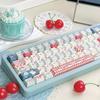 Spot Cherry Little Cat Колпачок для клавиш PBT Cherry Xoa Колпачок для клавиш Милый Колпачки для клавиш 130Клавиш Раскладка Alice L-образная клавиша Enter