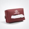Car Tissue Box Leather Paper Towel Storage Bag Accessories For Lexus F-SPORT ES RX NX LS UX LM LX GX LC RZ IS CT GS RC HS SC TXAG3 