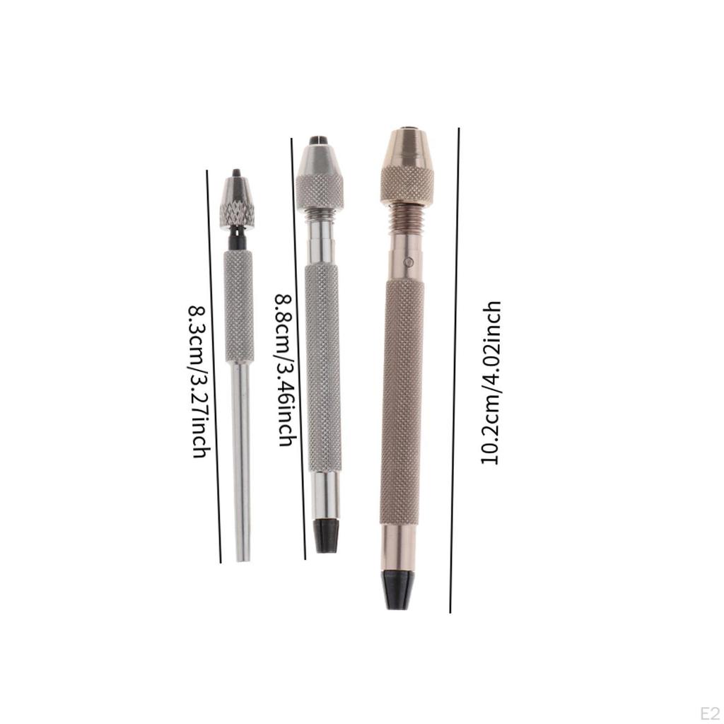 3x Штифтовые тиски Ручной набор дрелей Прецизионные тиски Инструменты для изготовления ювелирных изделий Аксессуары для обслуживания механизмов