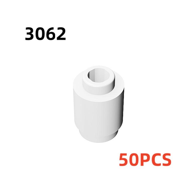50 шт. 3062b 30068 35390 3062 аксессуары 1x1 цилиндрический кирпич DIY строительные блоки развивающие игрушки городская игрушка