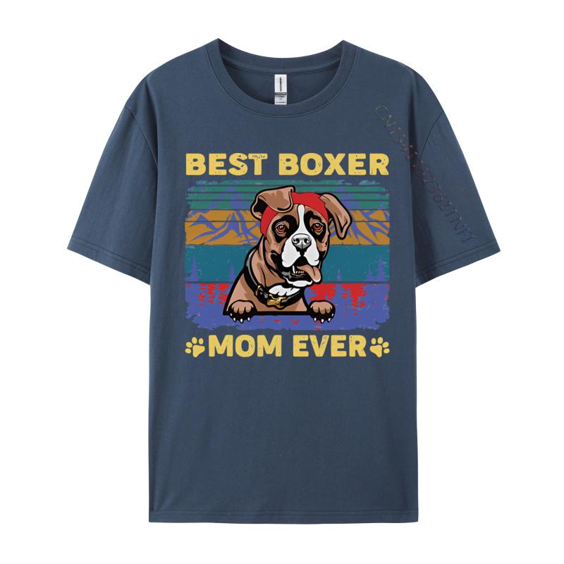 Boxer Dog Lover Funny Vintage Retro Tshirt Top Tshirts Party Coupons Cotton Tops Tees Sports T Shirt Men