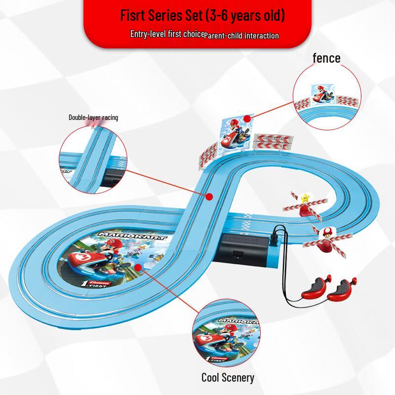 Carrera First Mario Kart Racing Track Set