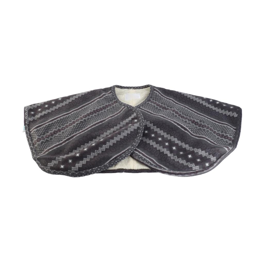 Double Sided Plush Warm Shoulder Cape Old People Shoulder Protective Shawl for Winter