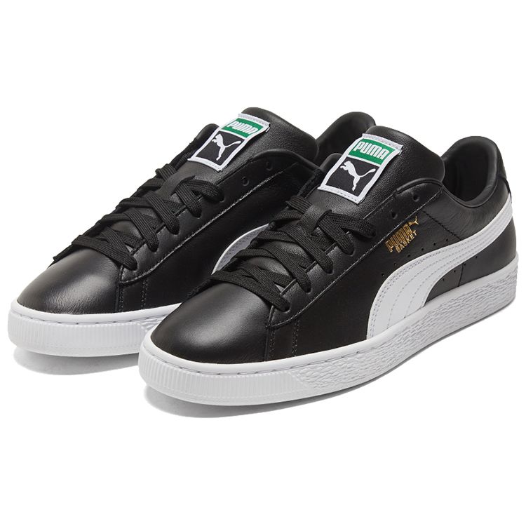 Puma Basket Classic 21 Black White Unisex Sneakers 374923-04
