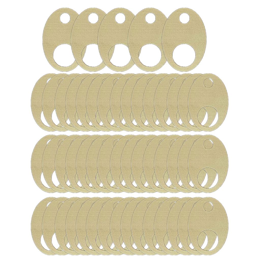 50 шт. Овальные органайзеры для мулине, органайзер для ниток для вышивания крестом, деревянные органайзеры для мулине