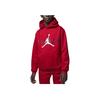 Jordan Logo Letter Print Hooded Sports Sweatshirt Kids Sweatshirt Red FB1642-687