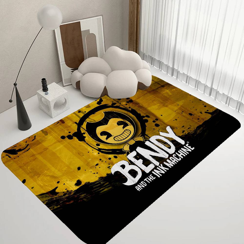 Horror Game B-Bendy and the Ink Machine Entrance Door Mat Nordic Style Bedroom Living Room Doormat Home Balcony Anti-Slip Modern