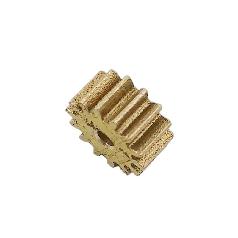 14T 0.6M OD=9.6mm Copper gear toy model machine motor parts 14 teeth brass pinion 142A 143A 143.17A 144A