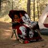 Personalized Custom Name Blanket - Pennywise the Dancing Clown Print Design,Blanket for Sofa,Bed,Travel,Camping - Soft and Warm, Great Gift
