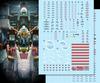 MG MGEX MGSD FM HiRM Robot MS Yukisha Water Transfer Decal MG Deep Striker S Gundam Fluorescent!! 1/100 Detail-up (for 1/100 MG-20) [Used]