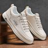 Весна и лето Новые модные повседневные туфли Спортивная обувь Дышащая мягкая подошва Удобные туфли на плоской подошве Классическая мужская обувь