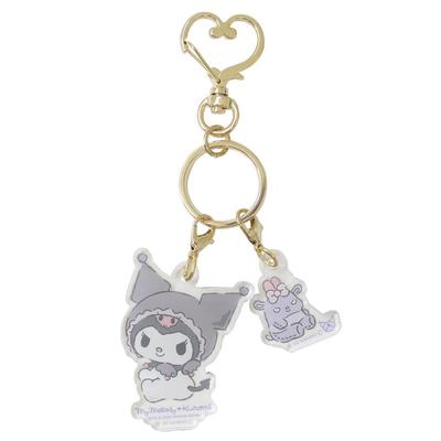 My Melody Kuromi 50-й и 20-й юбилеи Куроми Двойной акриловый брелок