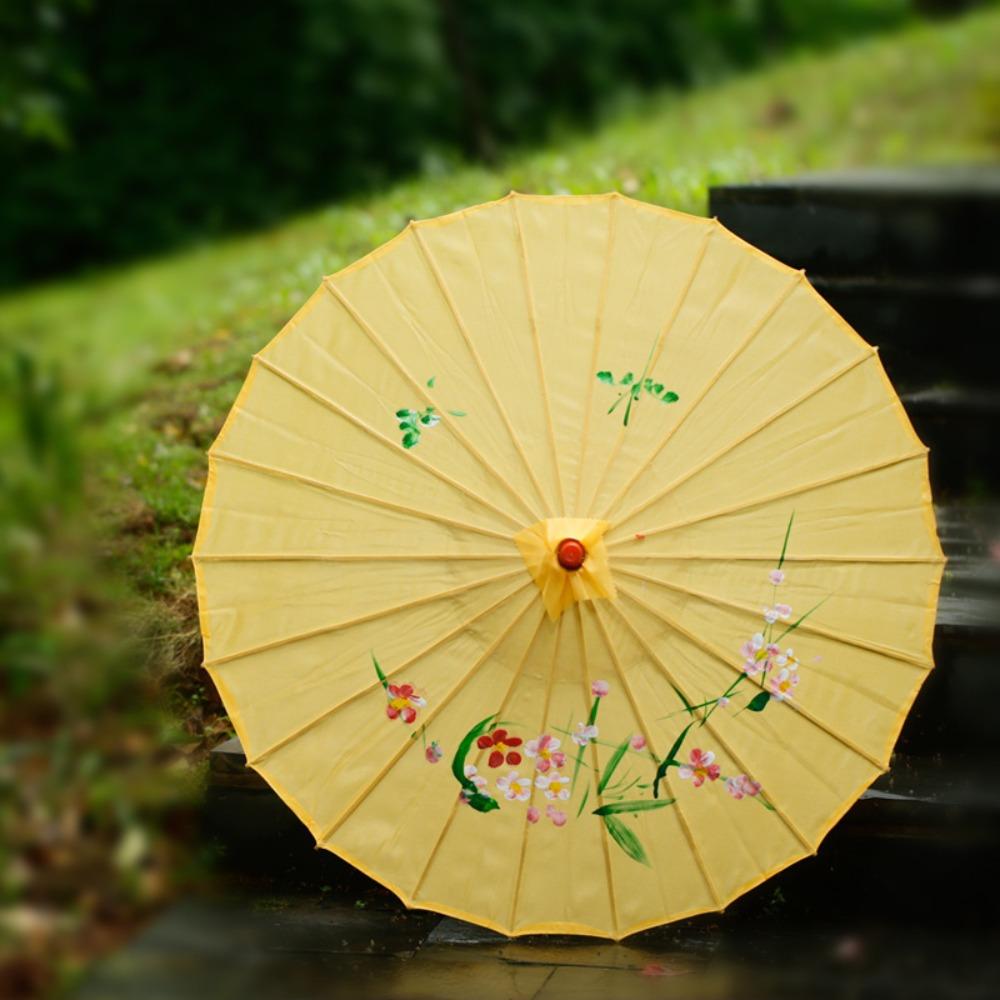 Винтажный бумажный зонтик для рисования своими руками, традиционный бумажный зонтик для танцев, танцевальное представление