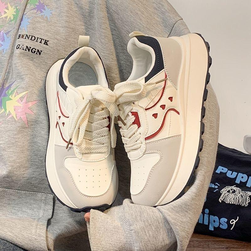 Кроссовки дофаминовые обувь Форреста Гампа весна новые на толстой подошве универсальные папины женские повседневные туфли