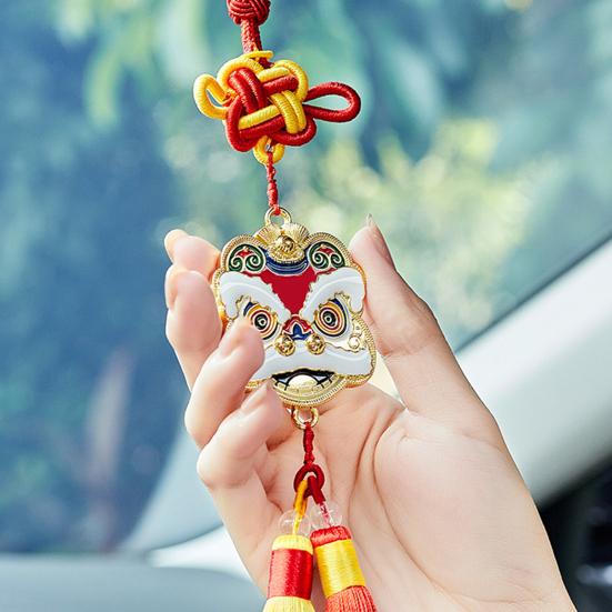 Автомобильный кулон в национальном стиле, привлекающий внимание, ручная работа, цветостойкая тонкая работа, украшение интерьера, автомобильный аксессуар, подвеска для украшения автомобиля на удачу