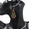 GemChic женские новые винтажные красочные капли воды рисовые бусины кисточки бахрома серьги этническая мода крючки серьги на день рождения рождественский подарок ювелирные изделия