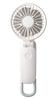 RHYTHM 2023 Handy Fan Neck USB Weak But DC Double Rotating Can Be Used As a Portable Fan or a Tabletop Silky Wind Mobile White 9ZF036RH03 [Domestic