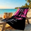 Messi Customized Name Beach Towel Soft Durable Quick-Dry Ideal for Travel Outdoor Swim Pool Yoga Surf Camping Hiking Gym Gift Holiday