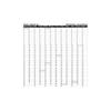 Годовой планировщик, календарь, умный флипчарт, доска для письма, без ограничения по времени, 100x100 см