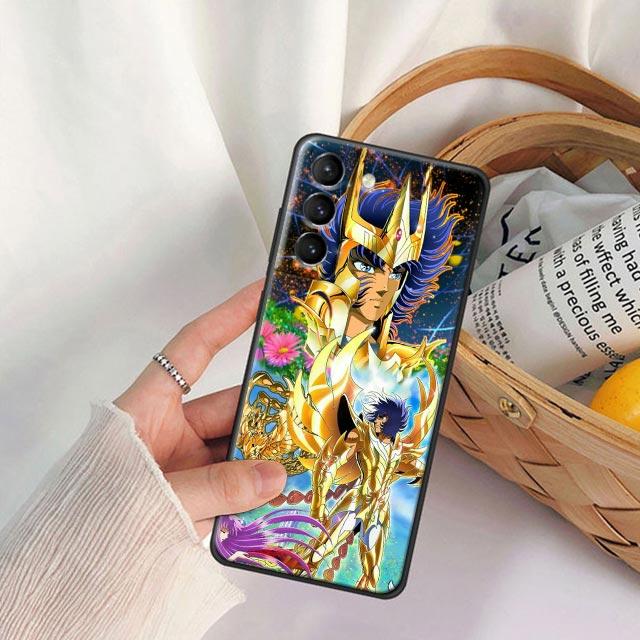 Чехол для телефона Saint Seiya для Samsung Galaxy S24 S23 Ultra 5G S20 S21 FE S25 S24FE S26 Plus Мягкий чехол Пегас Сейя