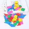 Wooden Colorful Round Geometric Chips Math Teaching Aids Educational Kids Toy