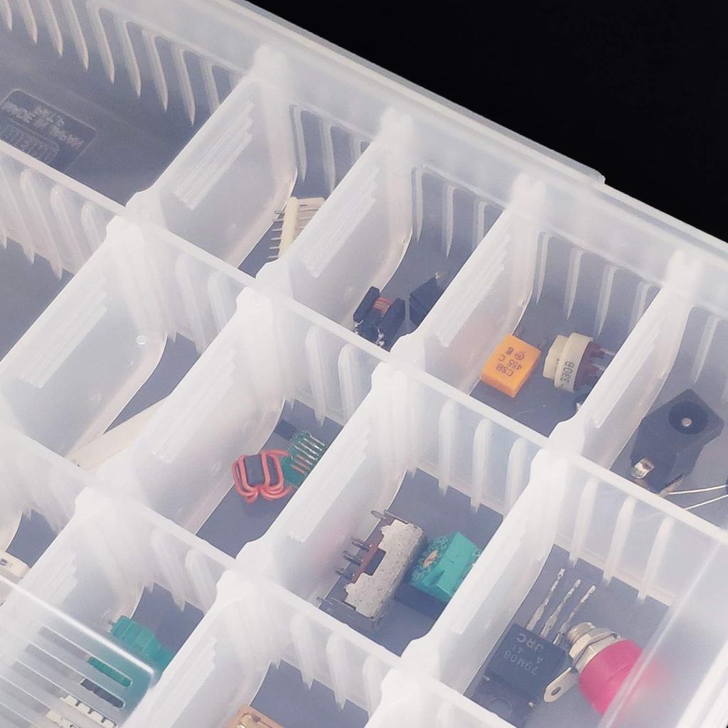 ENGINEER Кейс для деталей инженера с 12 перегородками 207 x 145 x 40 мм KP-02