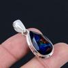 Ammolite Gemstone Pendant Solid 925 Sterling Silver Pendant Jewelry Gift For Unisex