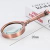 80Mm Magnifying Glass 5X Magnifying, Loupe Handheld Magnifiers Optical Lens for Antique Jade Jewelry Newspaper Book Reading