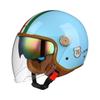 3C Certified Motorcycle Half Helmet Electric Bike Universal All Adult 3/4 Style