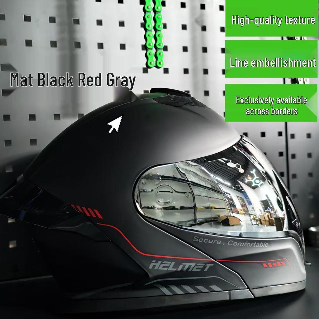 IBK Bluetooth Motorcycle Helmet, All-Season Open Face with Winter Safety Features