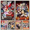 FAIRY TAIL Постер Необычный Постер Наклейка на стену Холст Картина для Гостиной Бар Винтажная Декоративная Картина