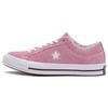 One Star OX Lightweight Slip-Resistant Low Top Skate Shoes for Men and Women Pink White